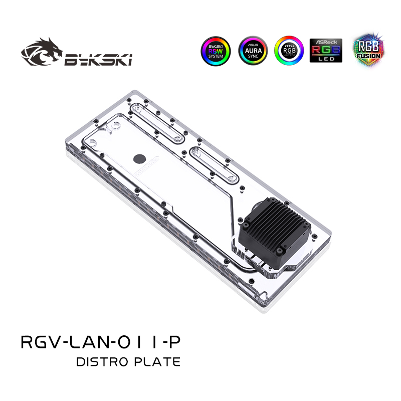 BYKSKI  Acrylic Board Water Di - огляд і ціна Distro Plate Ddc Pump Combo