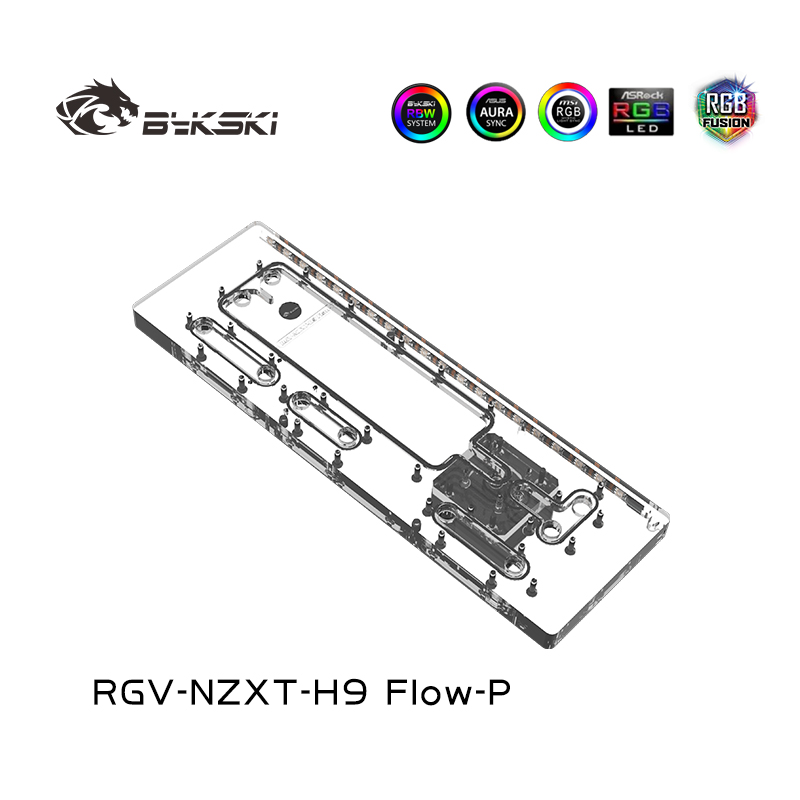 Bykski RGV-NZXT-H9 FIow-P Acry - огляд і ціна Distro Plate Ddc Pump Combo