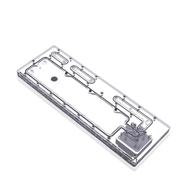 BYKSKI Acrylic Tank Use for CO - огляд і ціна Distro Plate Ddc Pump Combo