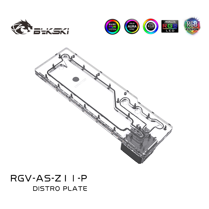 BYKSKI RGV-AS-Z11-P Acrylic Ta - огляд і ціна Distro Plate Ddc Pump Combo