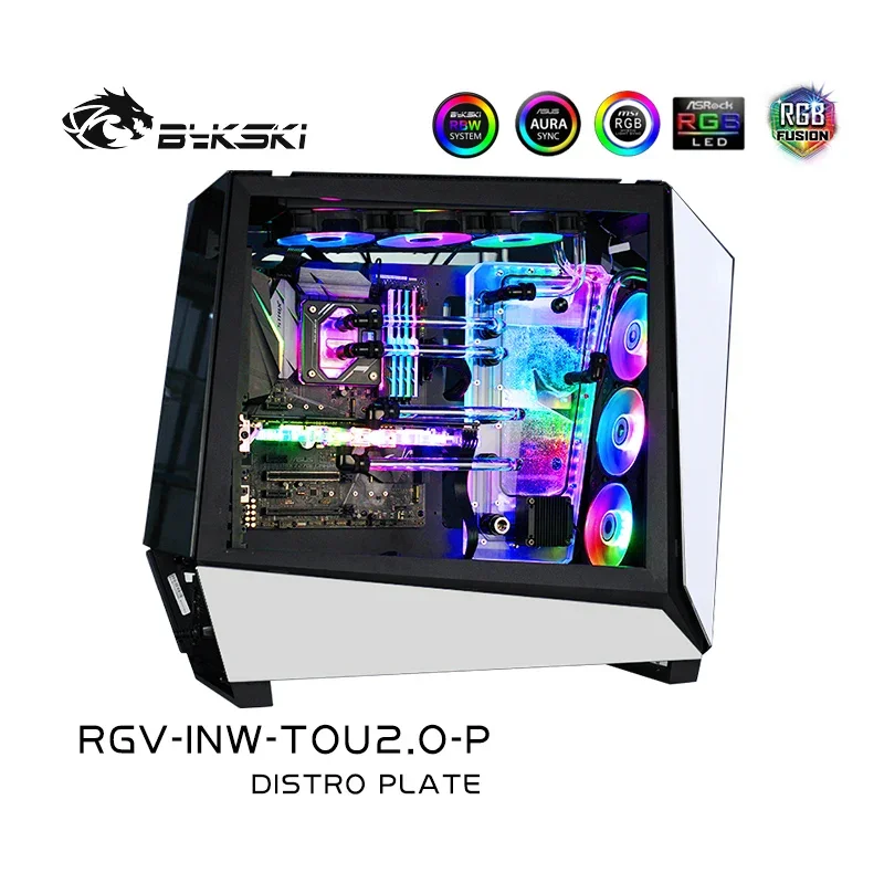 BYKSKI RGV-INW-TOU2.0-P Acryli - огляд і ціна Distro Plate Ddc Pump Combo