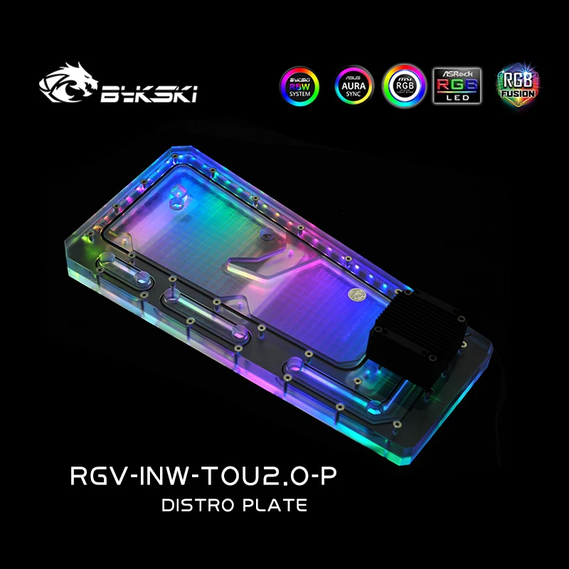 BYKSKI Acrylic Board Water Cha - огляд і ціна Distro Plate Ddc Pump Combo