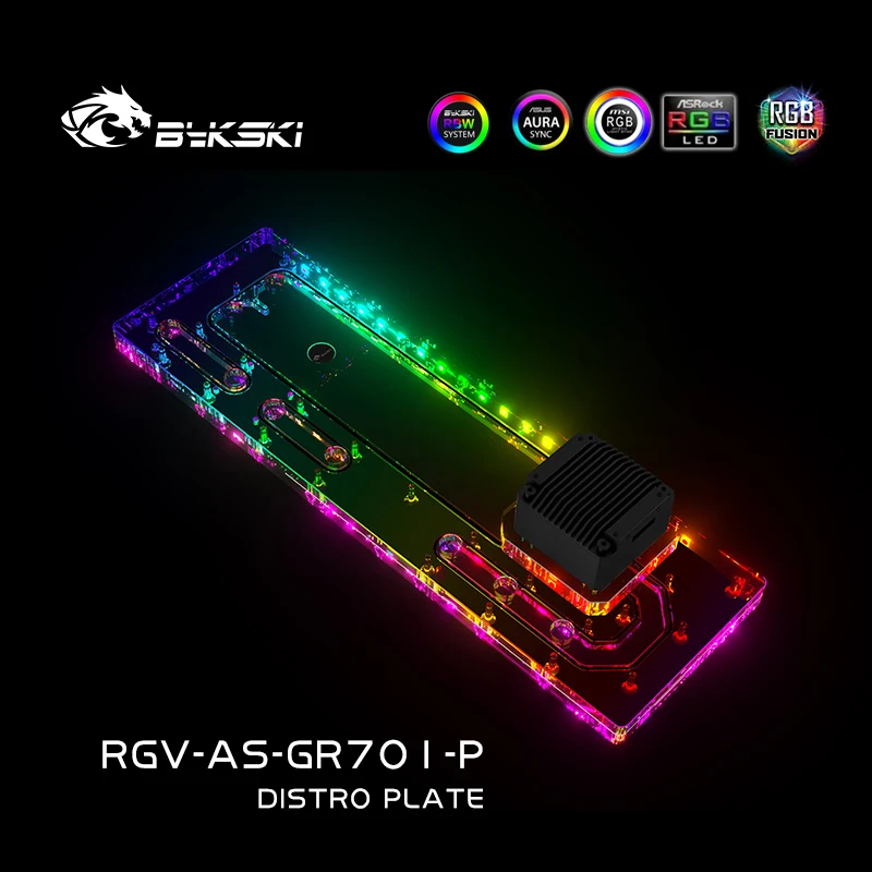 BYKSKI Distro Plate Acrylic Re - огляд і ціна Distro Plate Ddc Pump Combo